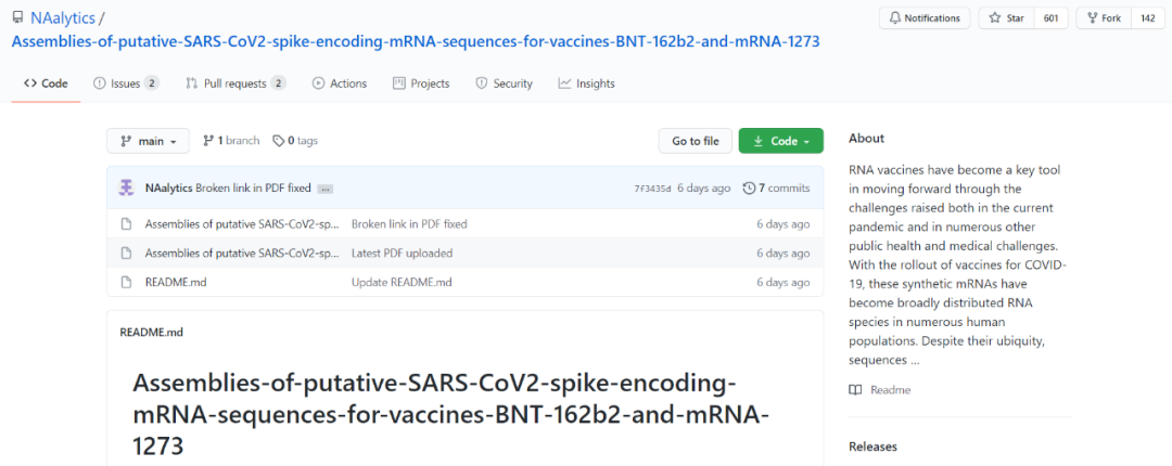 斯坦福科学家，在 GitHub 上开源了新冠疫苗的基因测序！-八藏