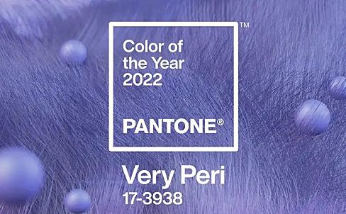 潘通Pantone发布2022流行色：Very Peri长春花蓝